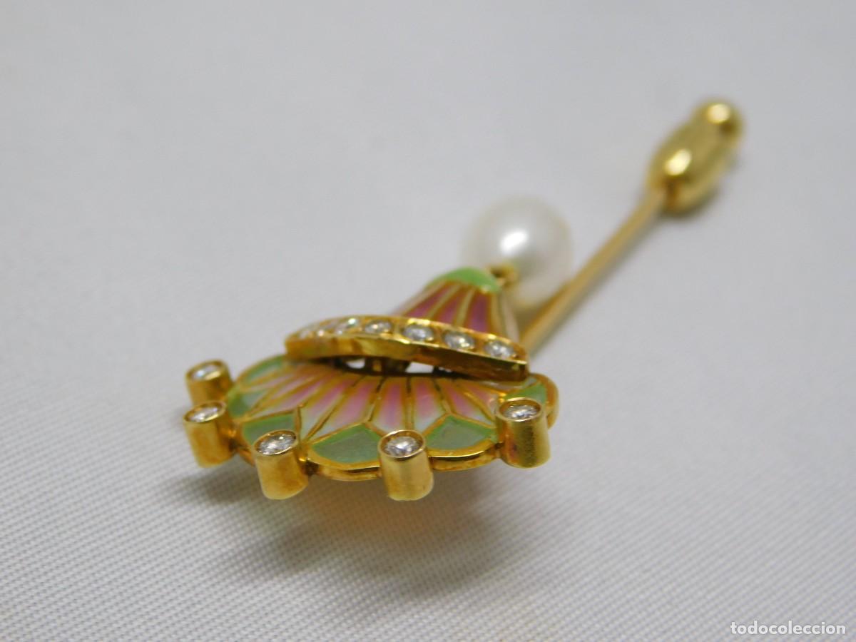 Joyeria: BROCHE ORO 18K Y PEDRERIA - Foto 10
