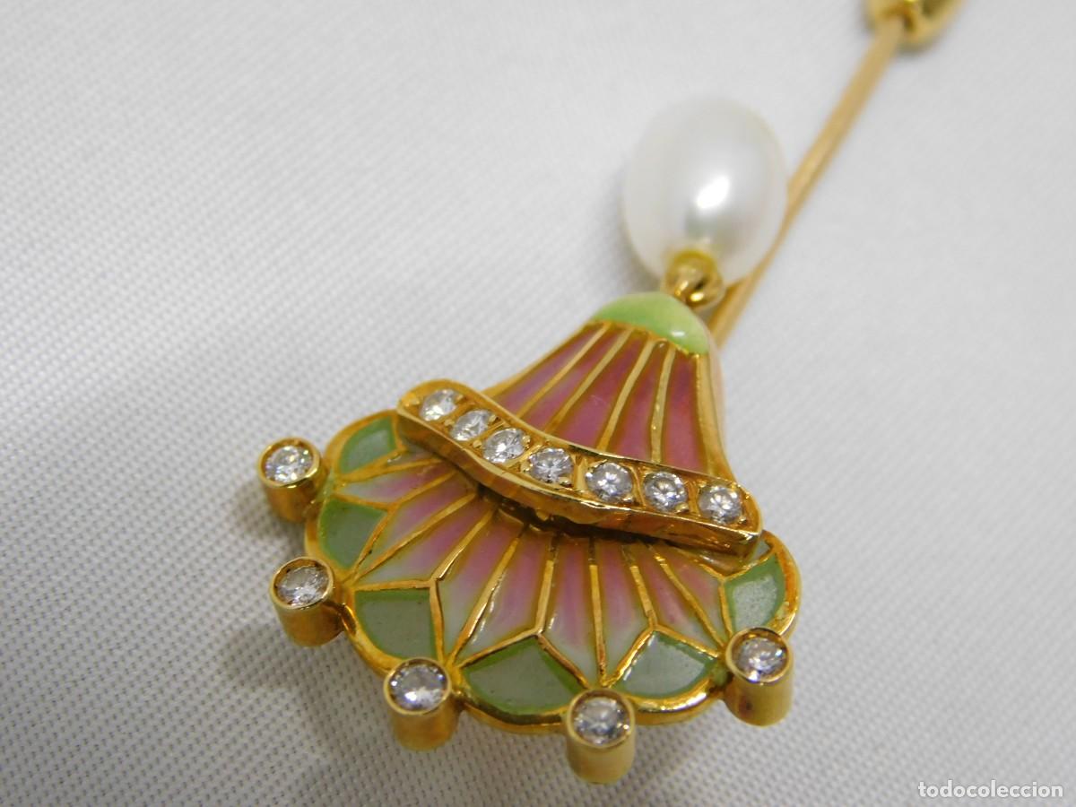 Joyeria: BROCHE ORO 18K Y PEDRERIA - Foto 11