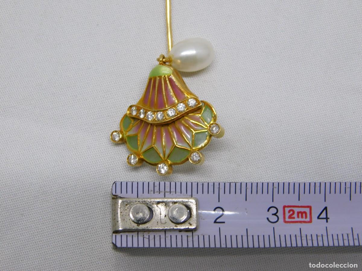Joyeria: BROCHE ORO 18K Y PEDRERIA - Foto 13