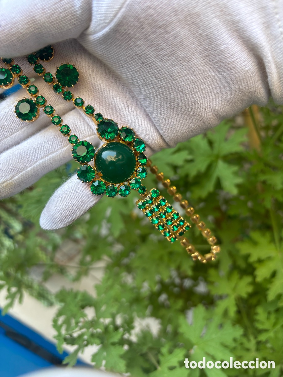 Joyeria: ESPECTACULAR COLLAR GARGANTILLA 1940-60,S - Foto 8