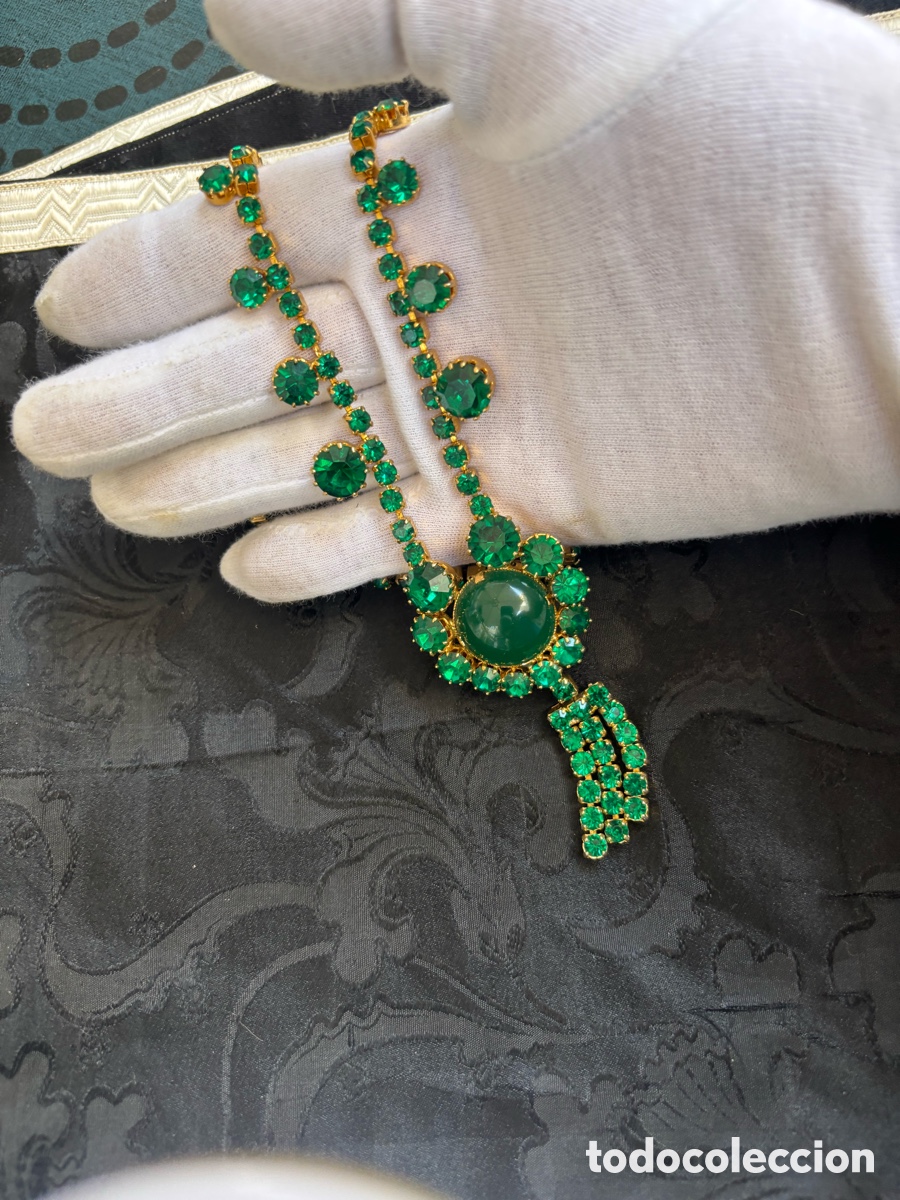 Joyeria: ESPECTACULAR COLLAR GARGANTILLA 1940-60,S - Foto 9