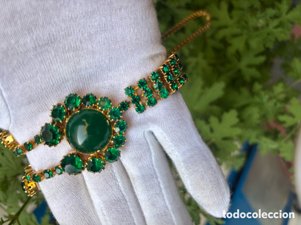 Joyeria: ESPECTACULAR COLLAR GARGANTILLA 1940-60,S - Foto 11