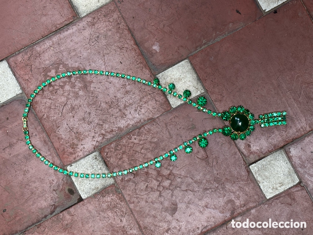 Joyeria: ESPECTACULAR COLLAR GARGANTILLA 1940-60,S - Foto 13