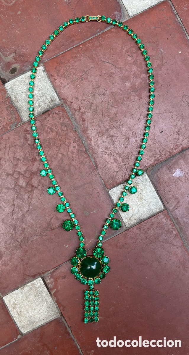 Joyeria: ESPECTACULAR COLLAR GARGANTILLA 1940-60,S - Foto 14