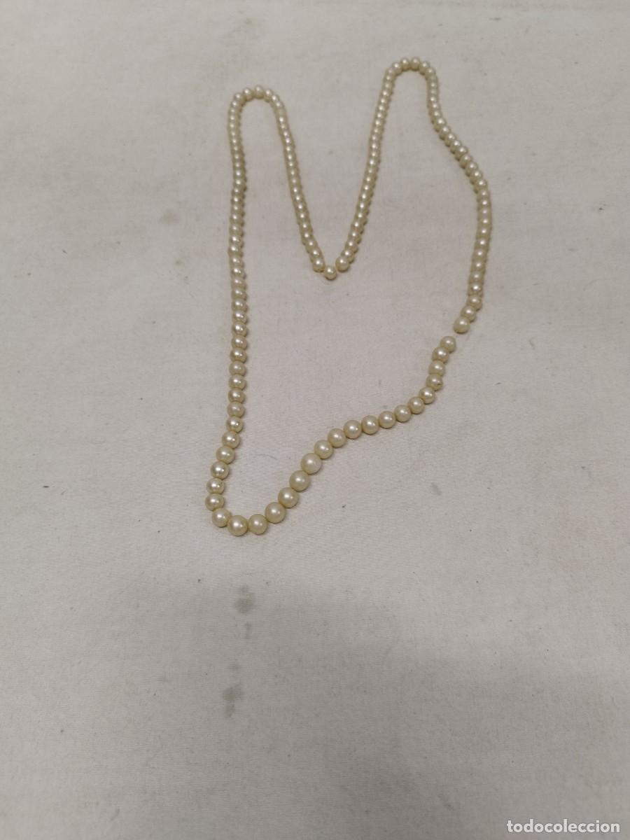 Joyeria: Antiguo collar de perlas a identif98icar. - Foto 1