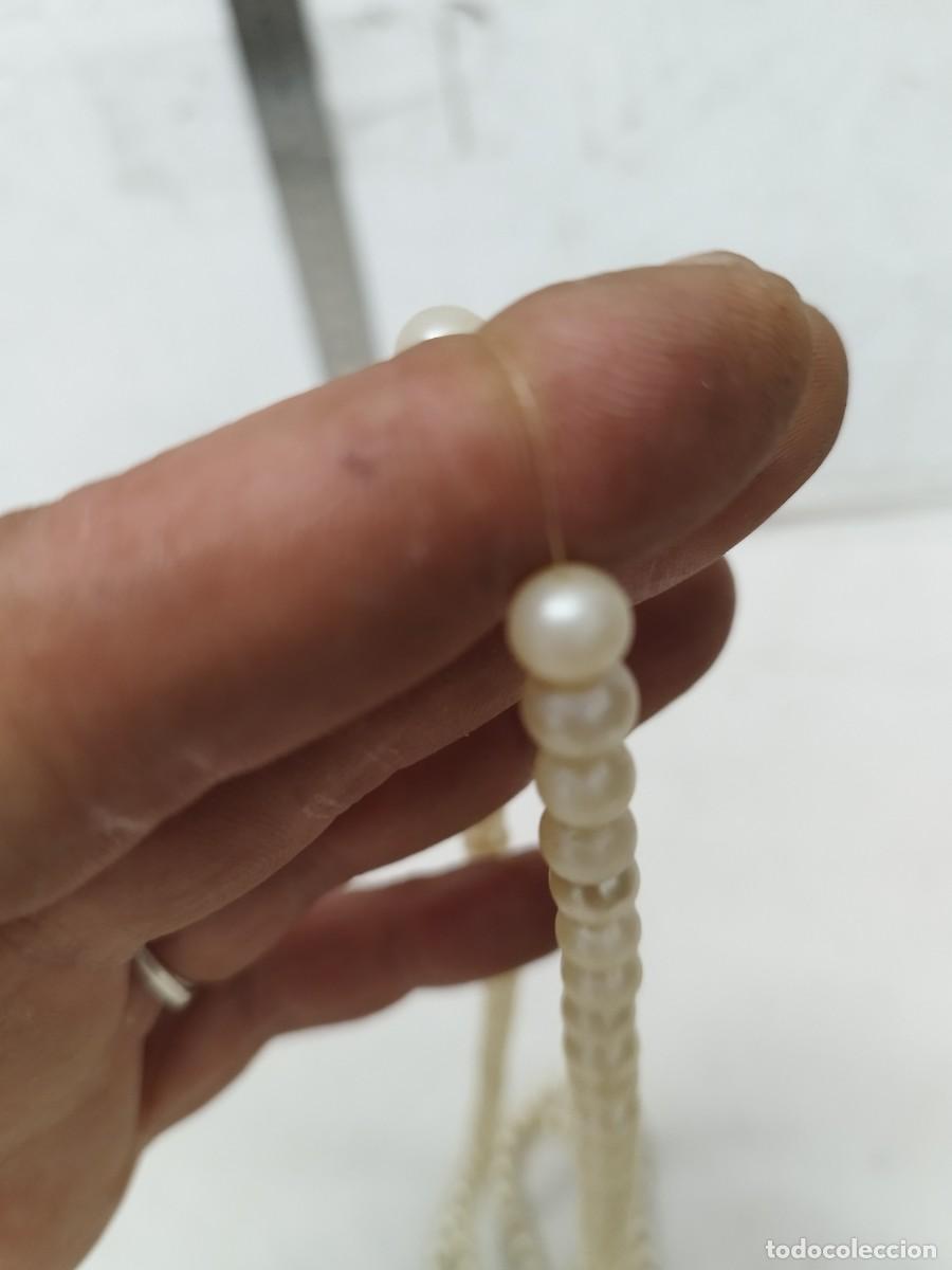 Joyeria: Antiguo collar de perlas a identif98icar. - Foto 3