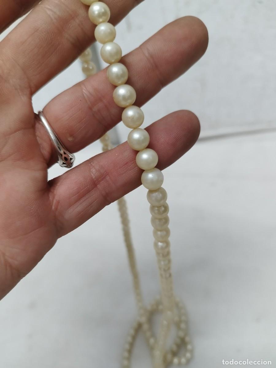Joyeria: Antiguo collar de perlas a identif98icar. - Foto 4