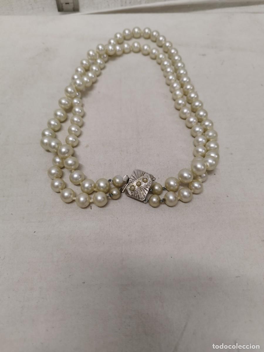 Joyeria: Antiguo collar de perlas a identificar. - Foto 1