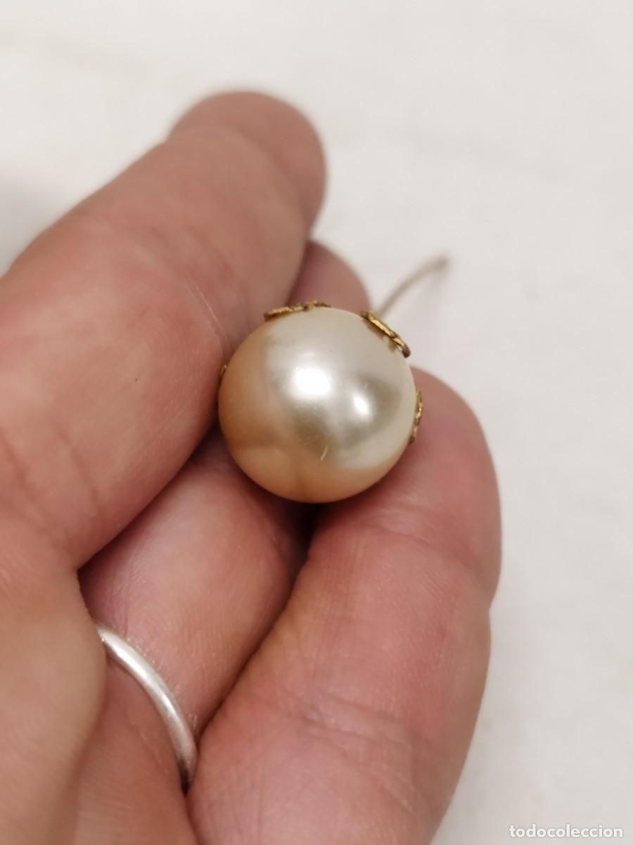 Joyeria: Antigua aguja con perla. - Foto 6