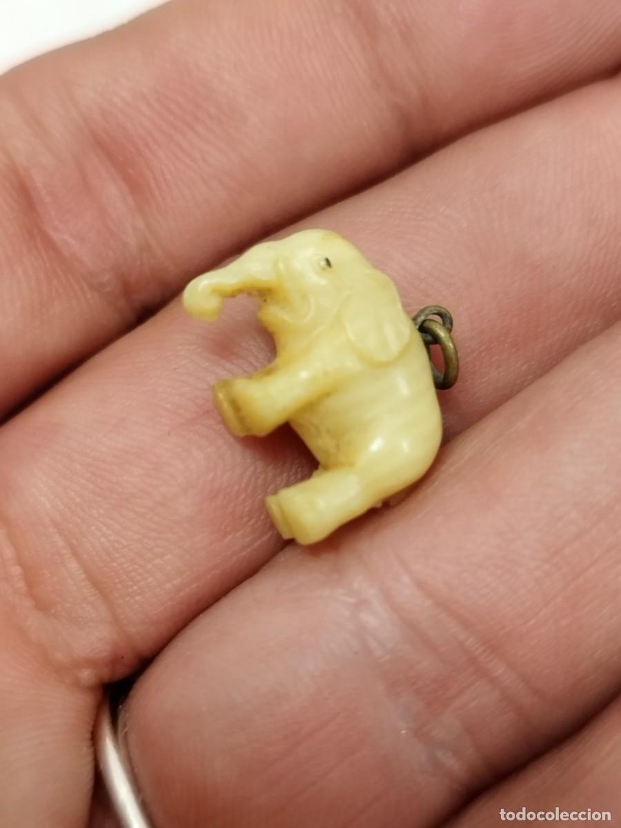 Joyeria: Antiguo colgante en forma de Elefante. - Foto 4