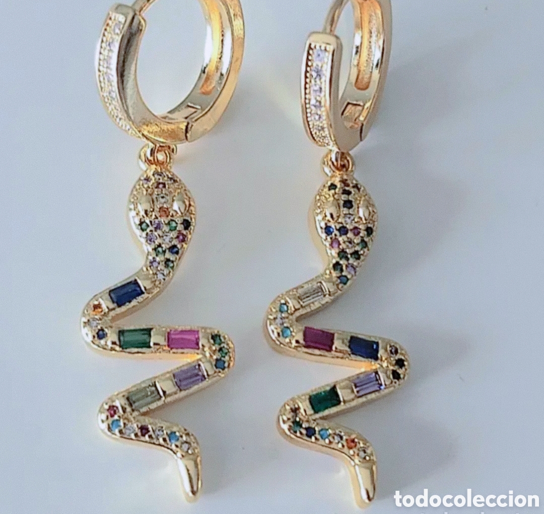 Joyeria: PRECIOSOS PENDIENTES EN FORMA DE SERPIENTE. REF S6 EOS PENDIENTES 240625 - Foto 2