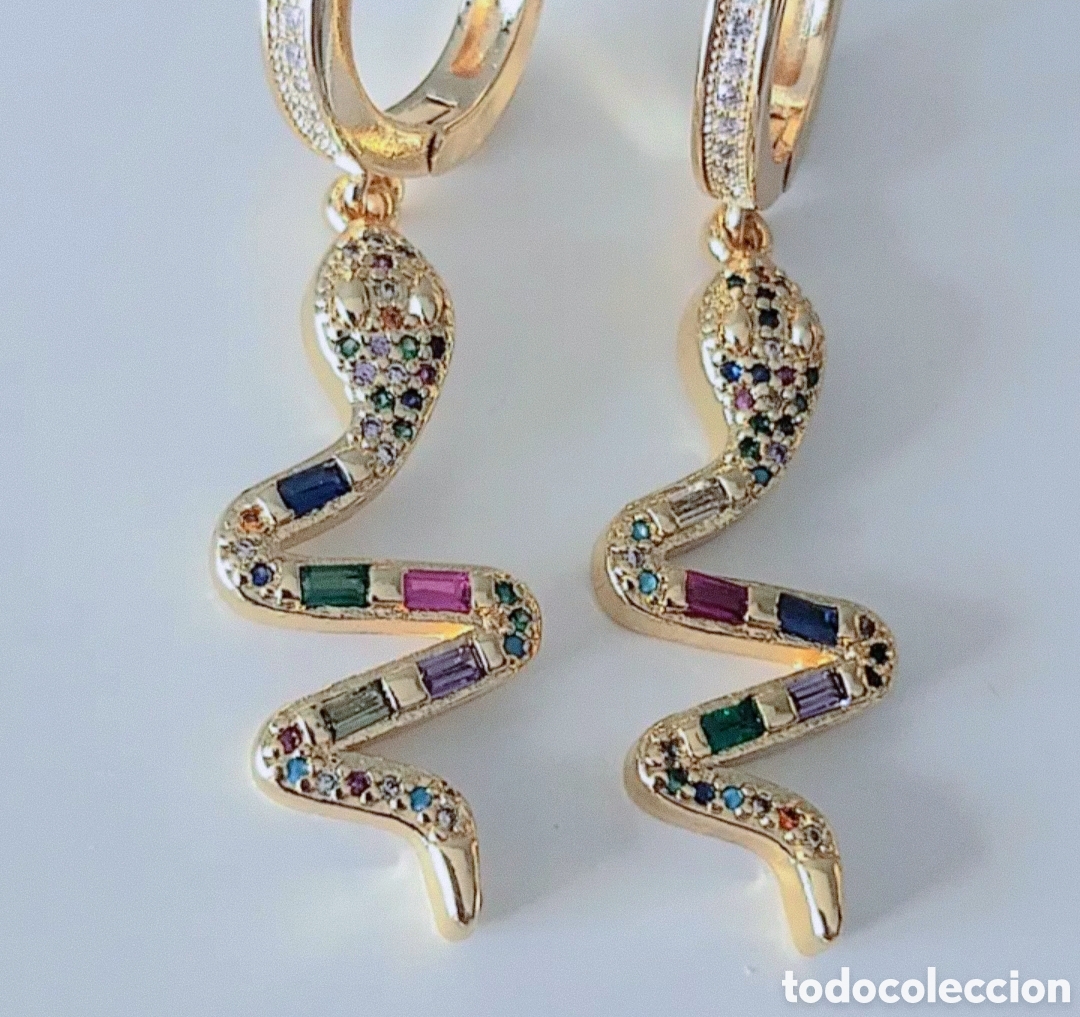 Joyeria: PRECIOSOS PENDIENTES EN FORMA DE SERPIENTE. REF S5 EOS PENDIENTES 240625 - Foto 2