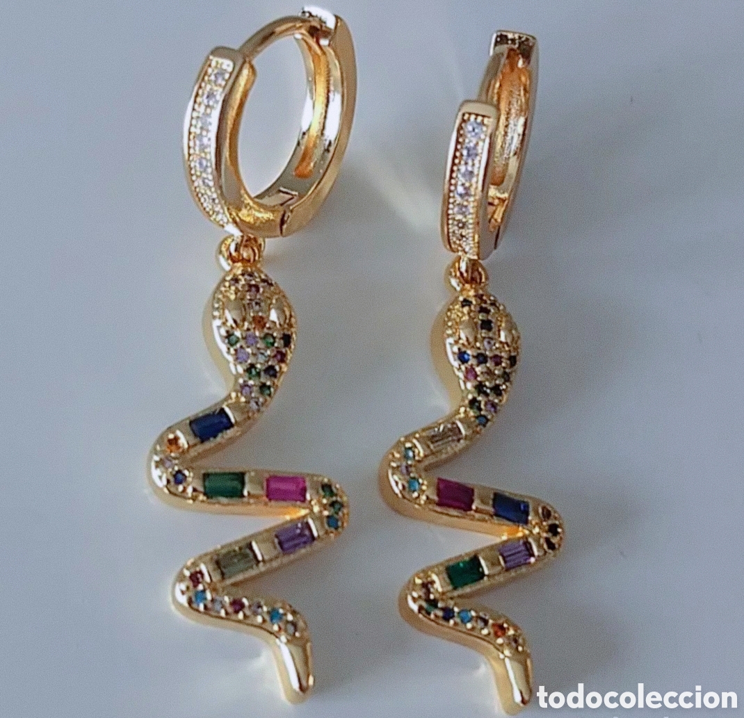 Joyeria: PRECIOSOS PENDIENTES EN FORMA DE SERPIENTE. REF S5 EOS PENDIENTES 240625 - Foto 3