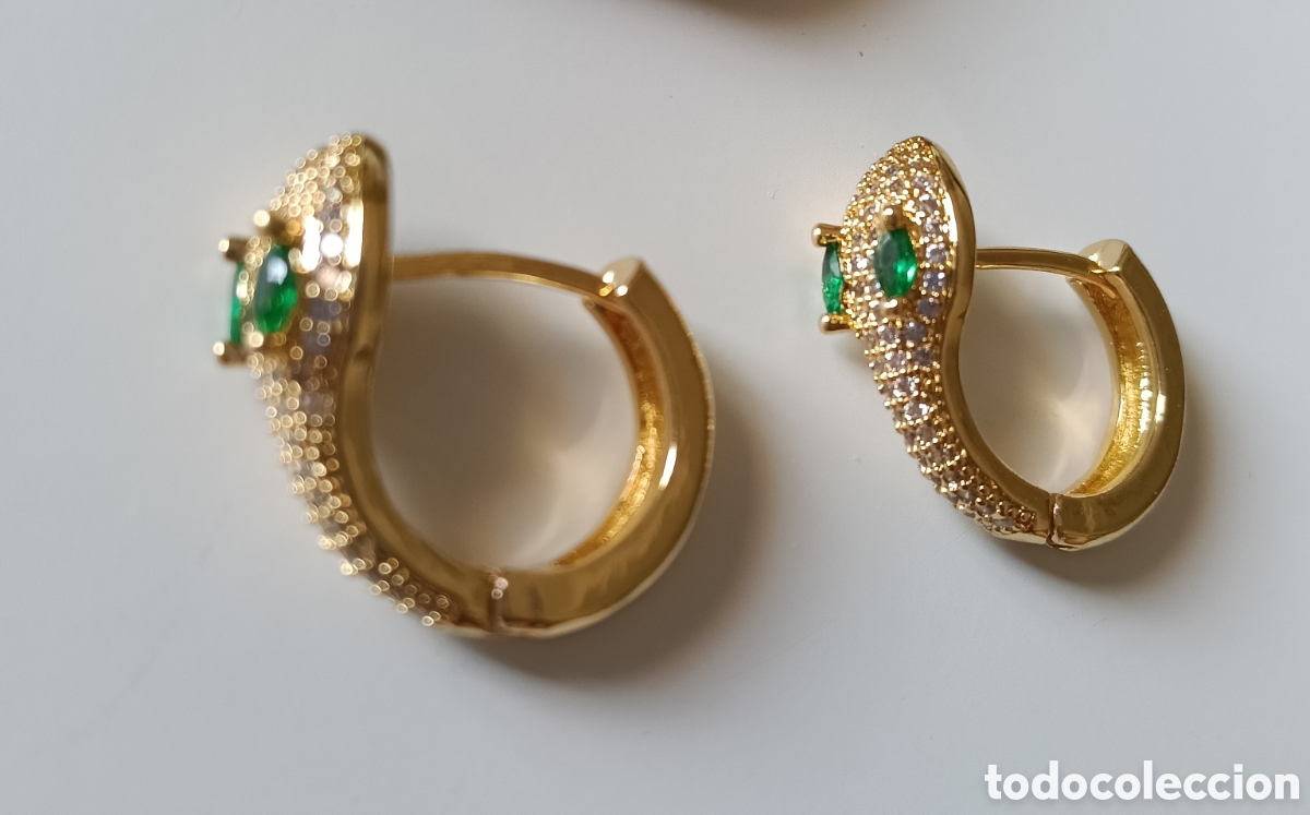 Joyeria: PRECIOSOS PENDIENTES EN FORMA DE SERPIENTE. REF S6 EOS PENDIENTES 240625 - Foto 3