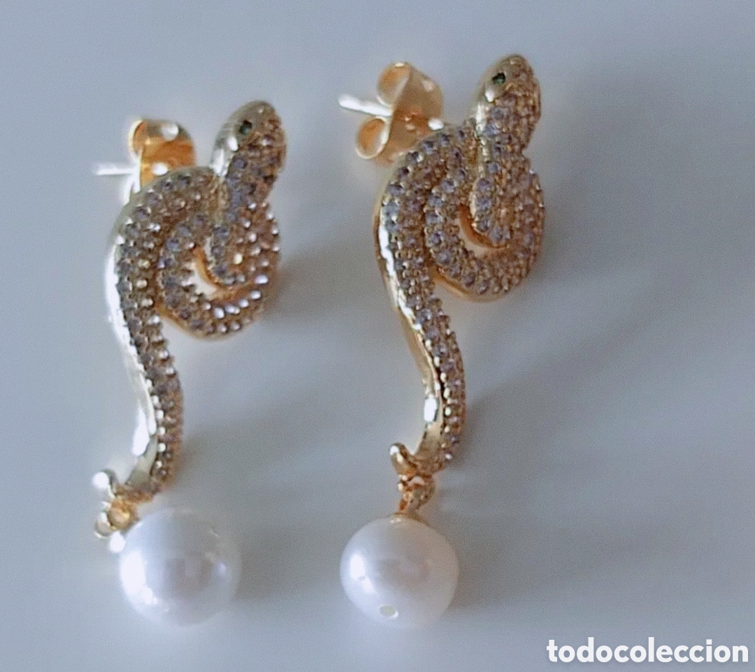 Joyeria: PRECIOSOS PENDIENTES EN FORMA DE SERPIENTE. REF S6 EOS PENDIENTES 240625 - Foto 3