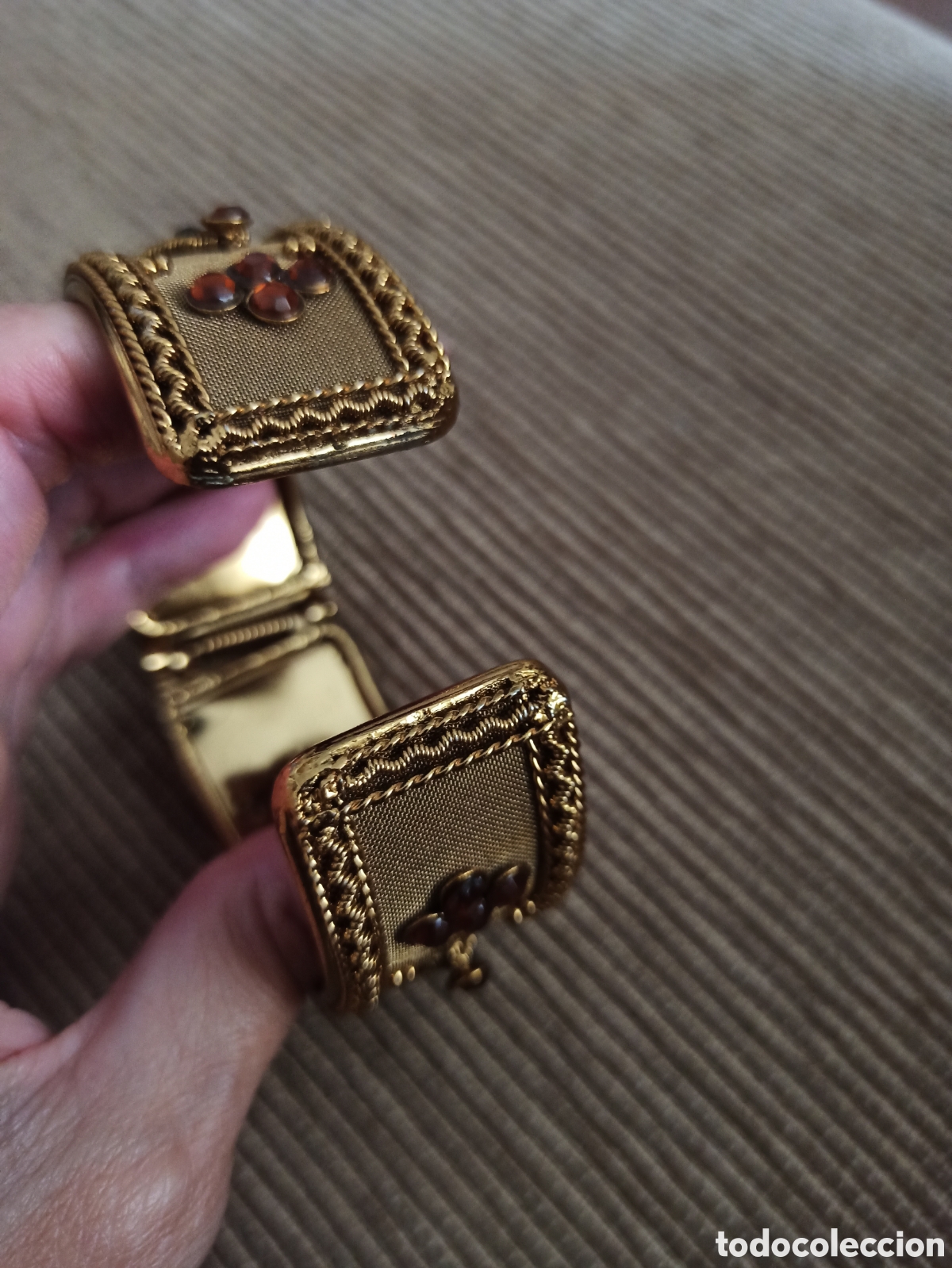 Joyeria: Brazalete dorado &aacute;rabe - Foto 3