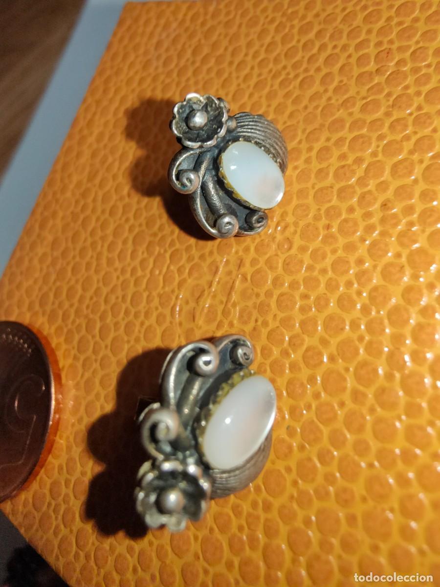 Joyeria: Pendientes art deco en plata,a&ntilde;os 20 - Foto 1