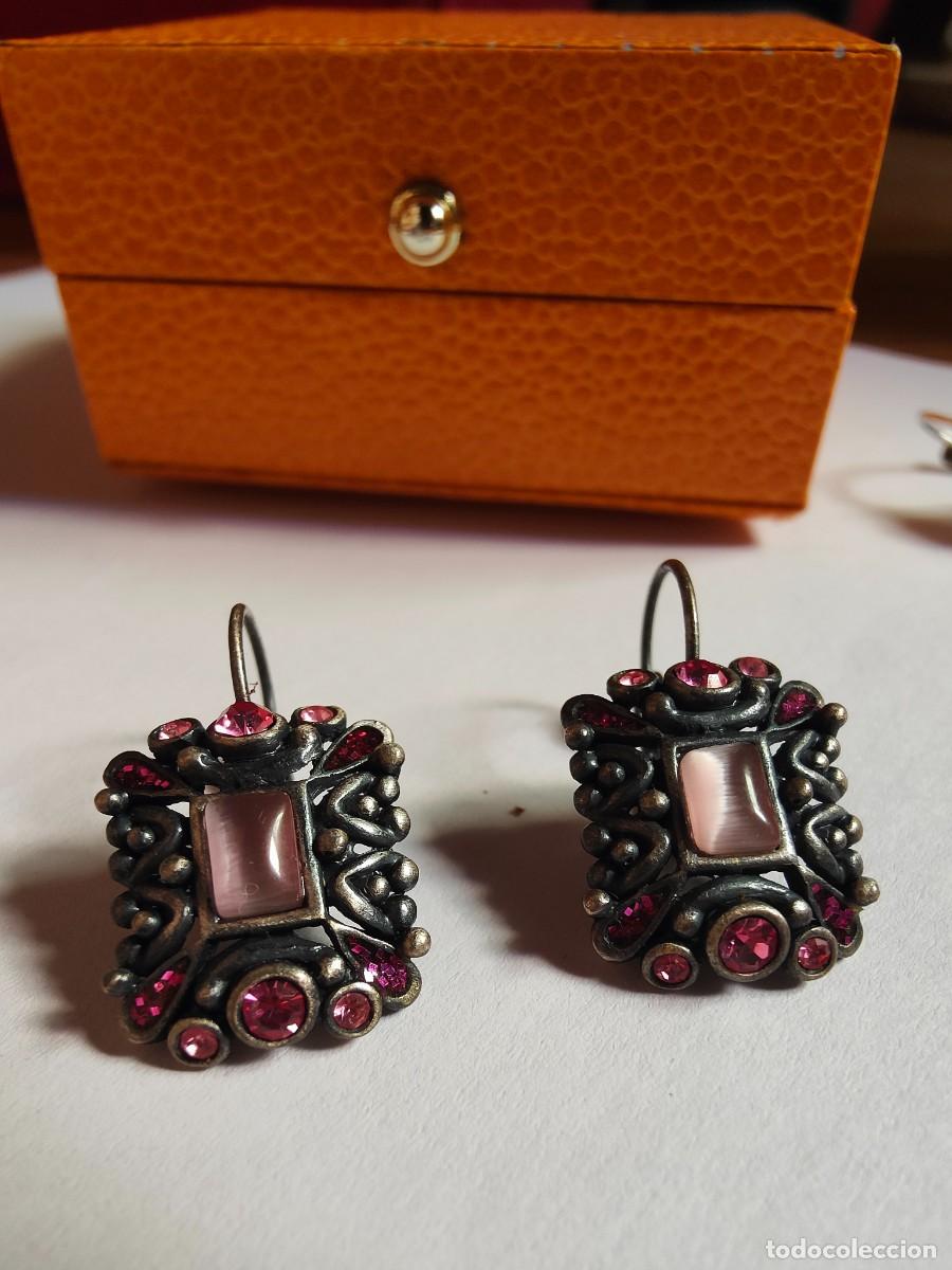 Joyeria: Pendientes Art deco, plata - Foto 1