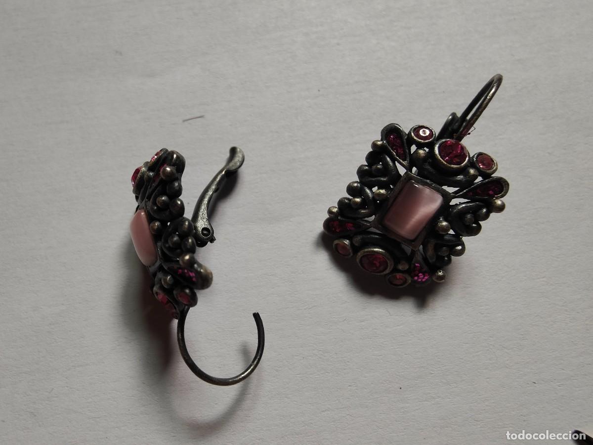 Joyeria: Pendientes Art deco, plata - Foto 3