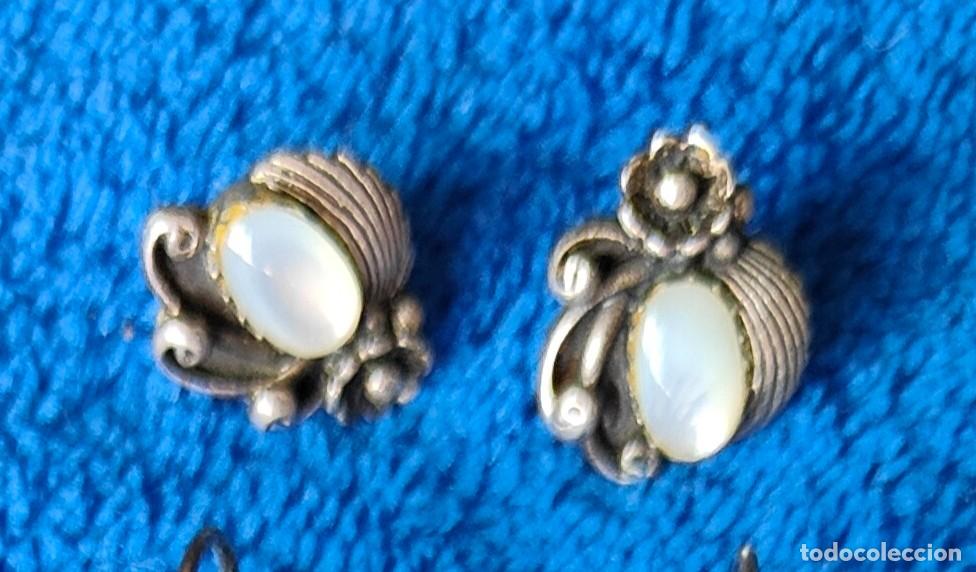 Joyeria: Pendientes art deco en plata,a&ntilde;os 20 - Foto 4