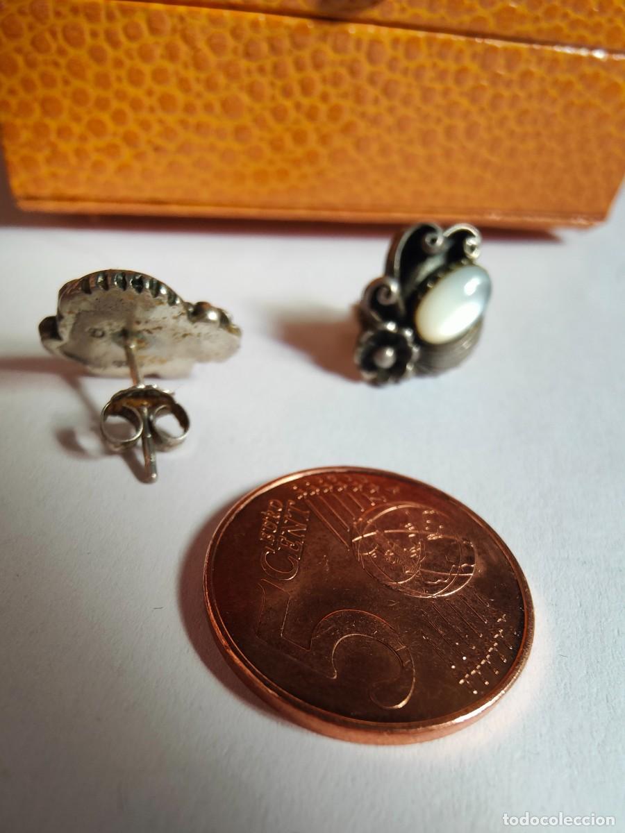 Joyeria: Pendientes art deco en plata,a&ntilde;os 20 - Foto 5