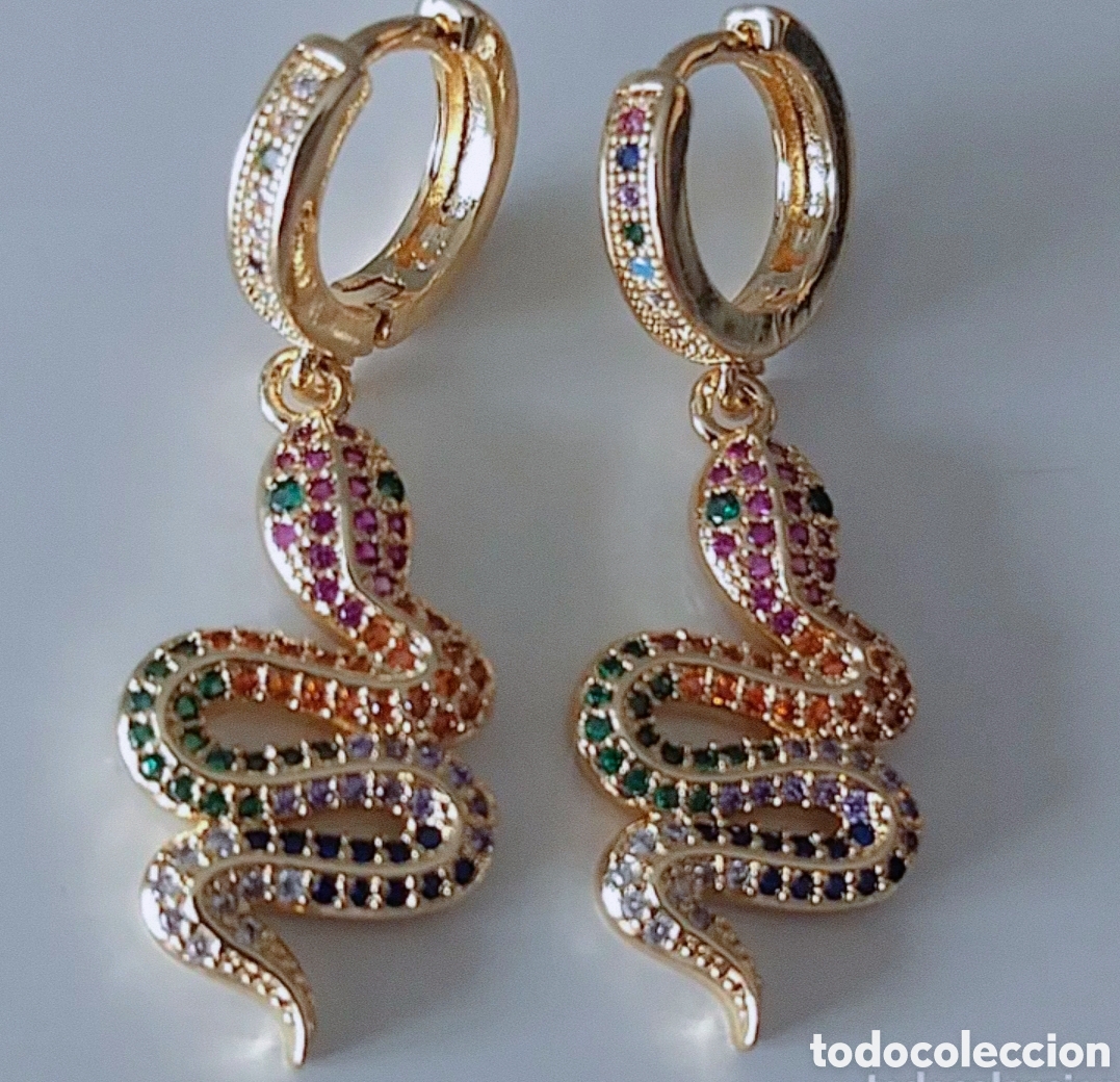Joyeria: PRECIOSOS PENDIENTES EN FORMA DE SERPIENTE. REF S6 EOS PENDIENTES 240625 - Foto 3