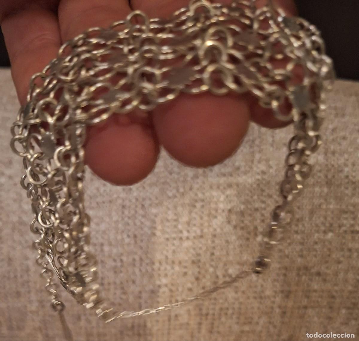Joyeria: Pulsera de cadena de plata estilo malla/cadena circular. - Foto 3