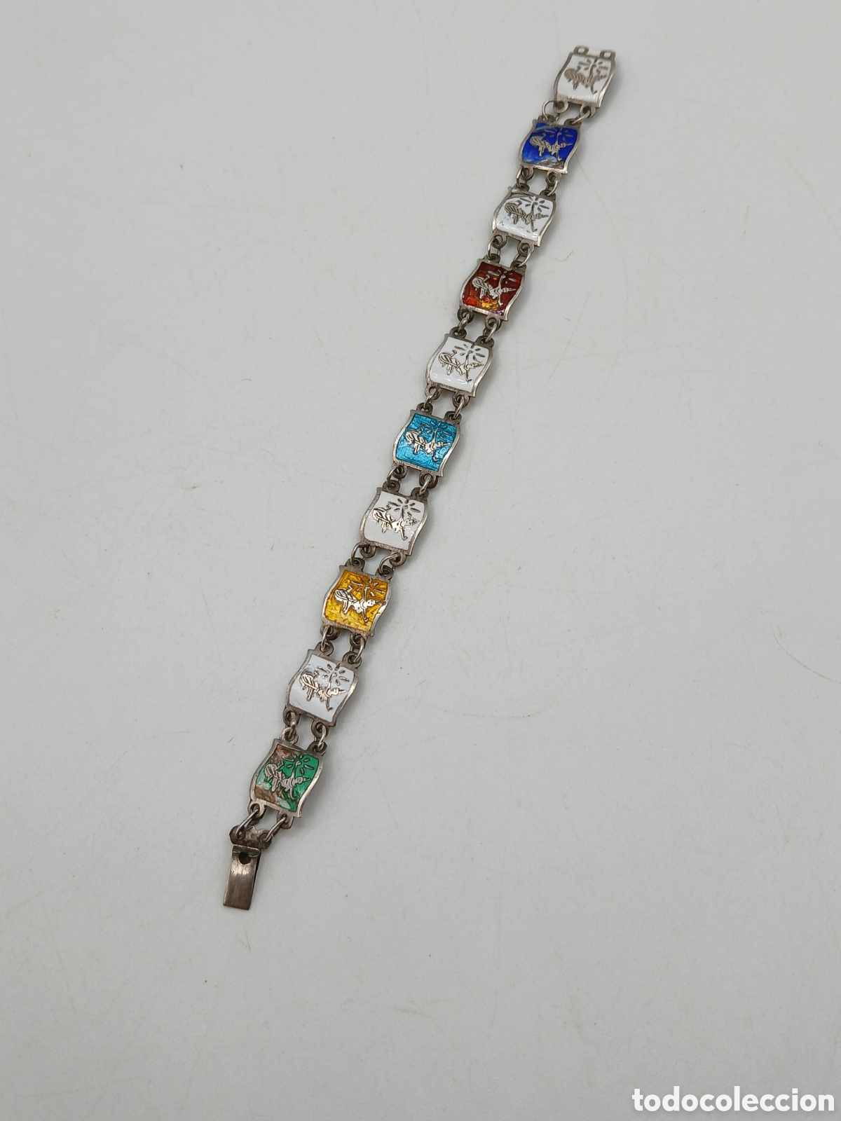 Joyeria: Pulsera plata 925mls y esmalte. Siam - Foto 2