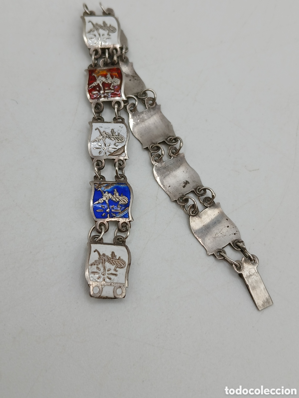Joyeria: Pulsera plata 925mls y esmalte. Siam - Foto 3