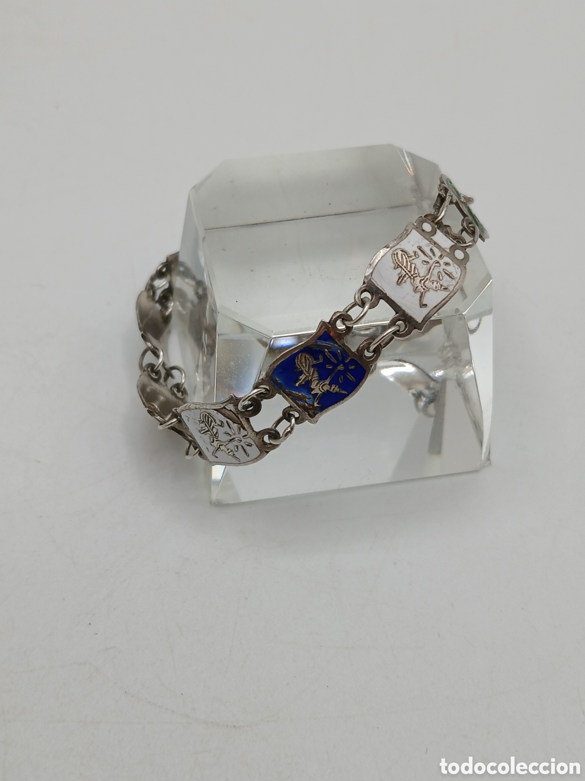 Joyeria: Pulsera plata 925mls y esmalte. Siam - Foto 4