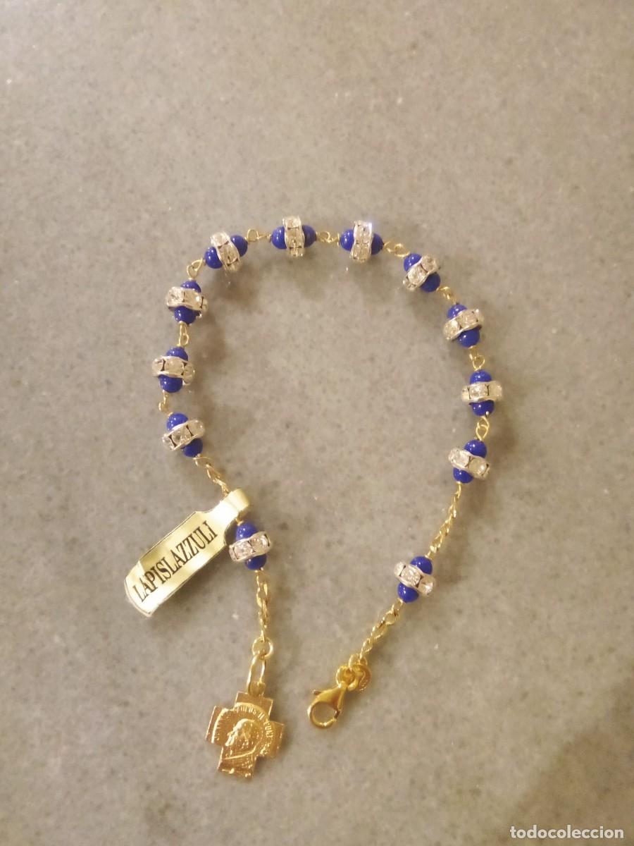 Joyeria: Pulsera de plata y lapizlapuli. - Foto 3