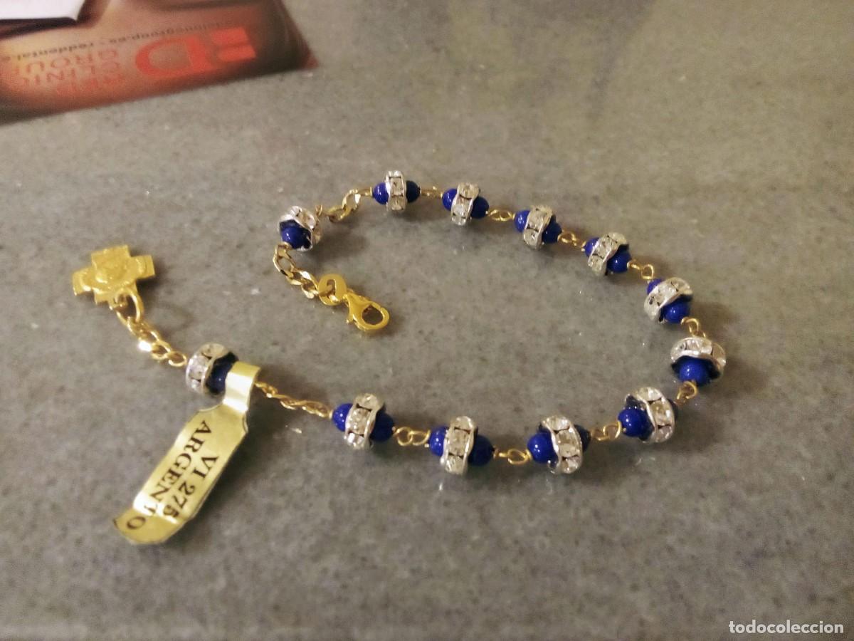 Joyeria: Pulsera de plata y lapizlapuli. - Foto 4