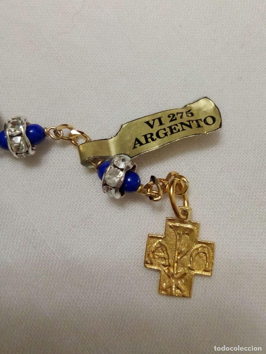 Joyeria: Pulsera de plata y lapizlapuli. - Foto 5