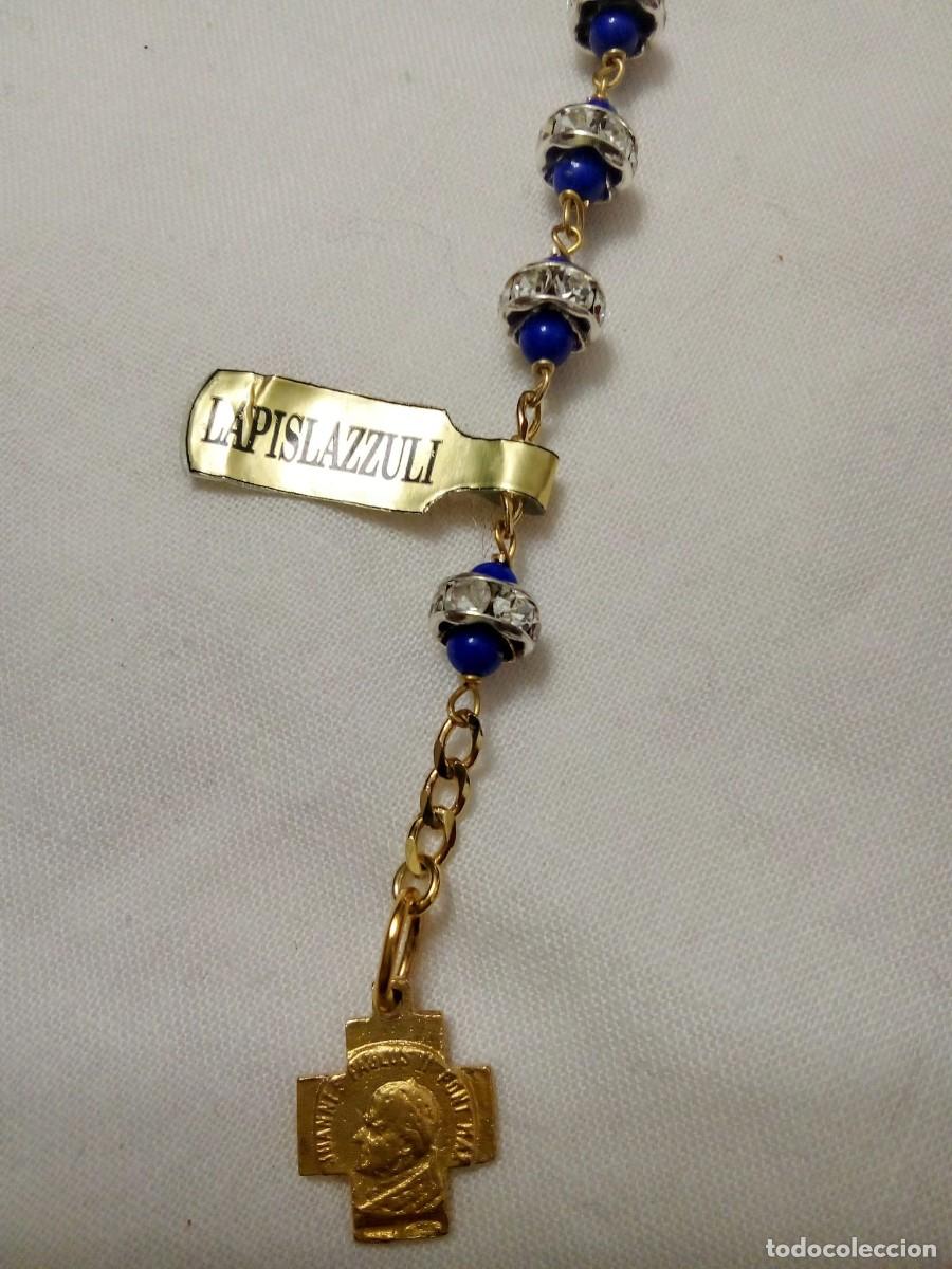 Joyeria: Pulsera de plata y lapizlapuli. - Foto 6