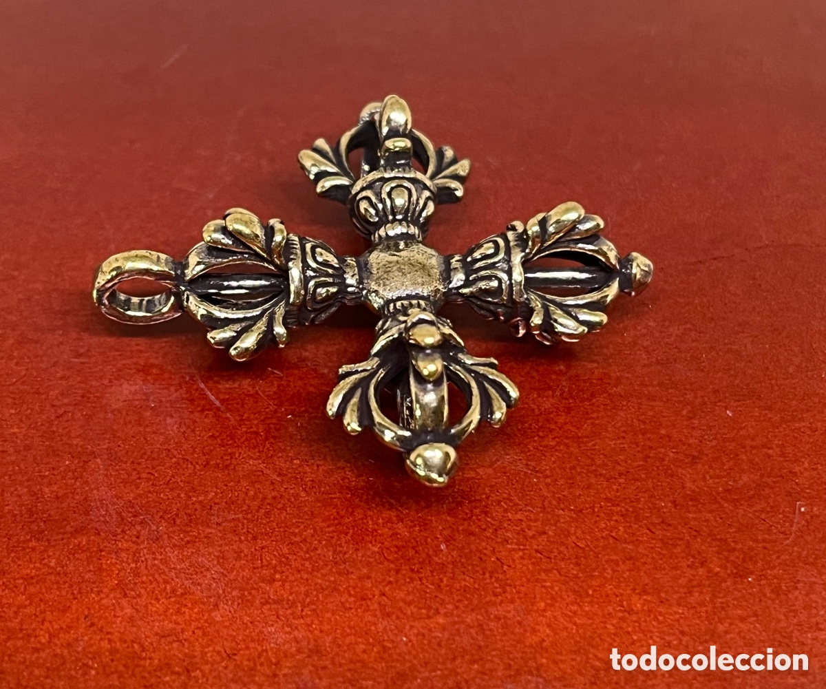 Joyeria: CRUZ DE VARAS TIBETANAS DE BRONCE - Foto 2