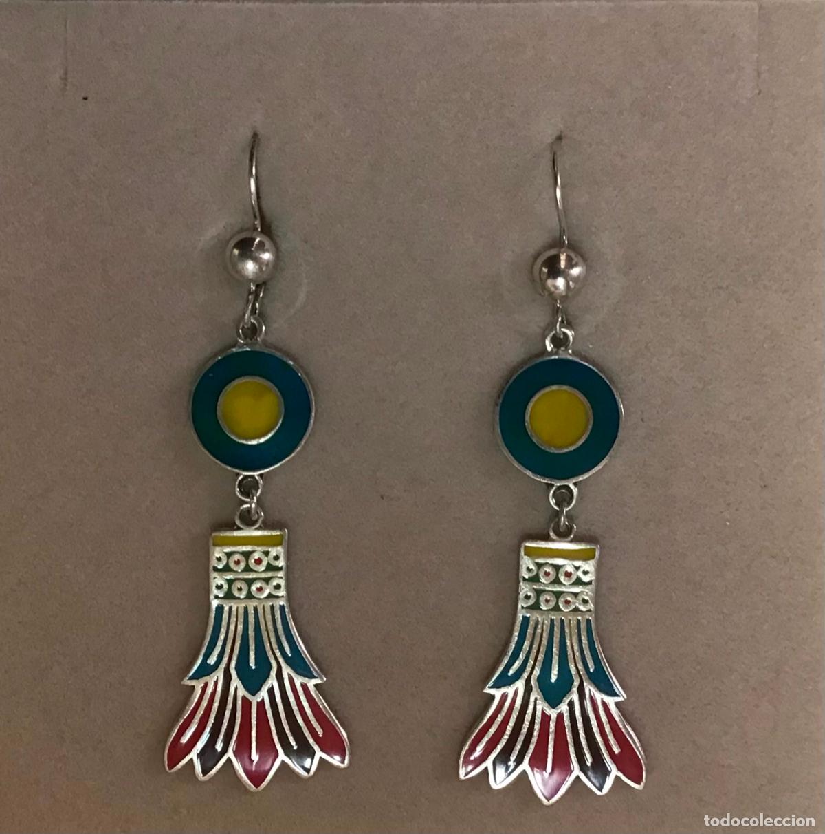 Joyeria: PENDIENTES PLATA Y ESMALTE - Foto 1