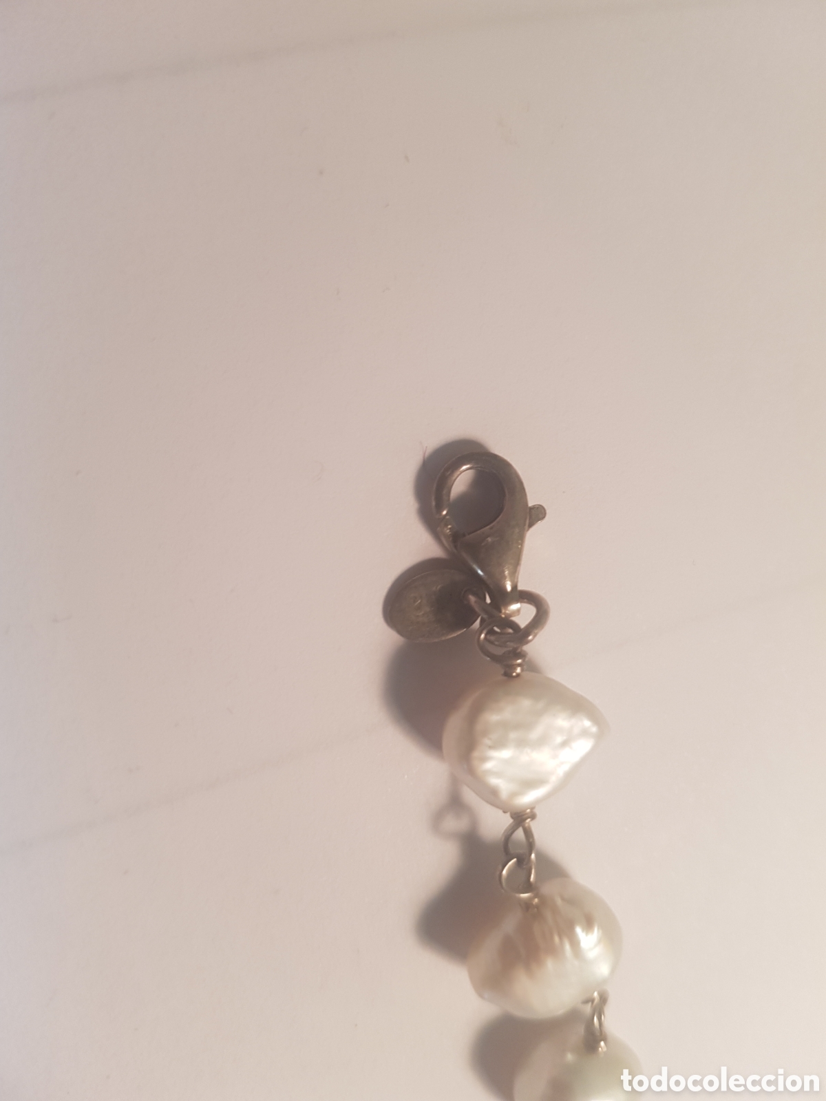 Joyeria: #1019 pulsera flor plata de ley 925 19cm - Foto 2