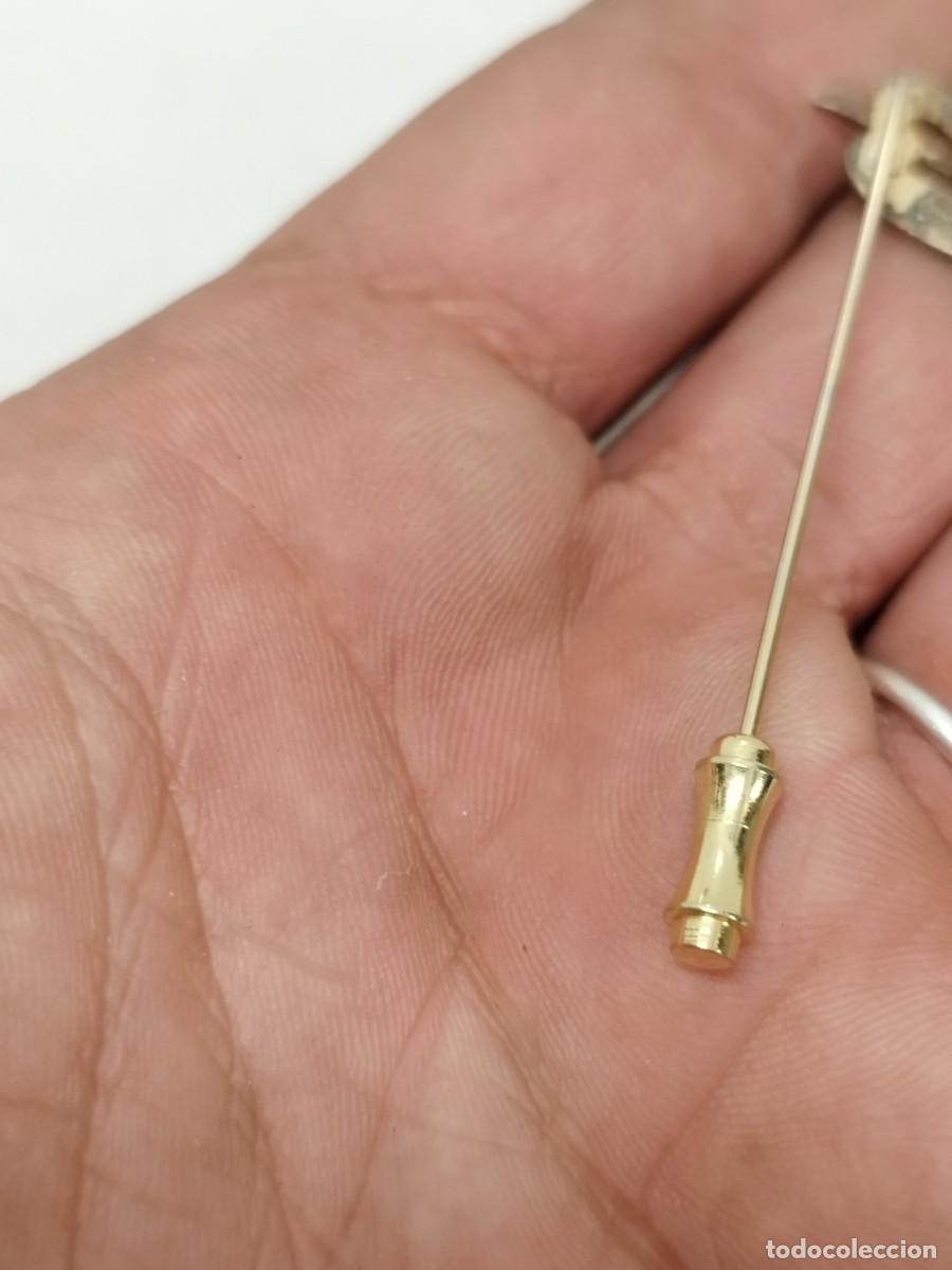 Joyeria: Antigua aguja marcada, sterling. - Foto 4