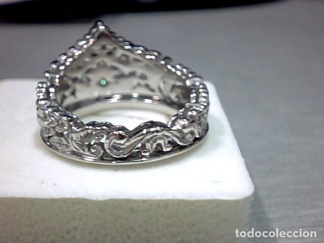 Joyeria: anillo princesa oro 18 kts y diamantes - Foto 9