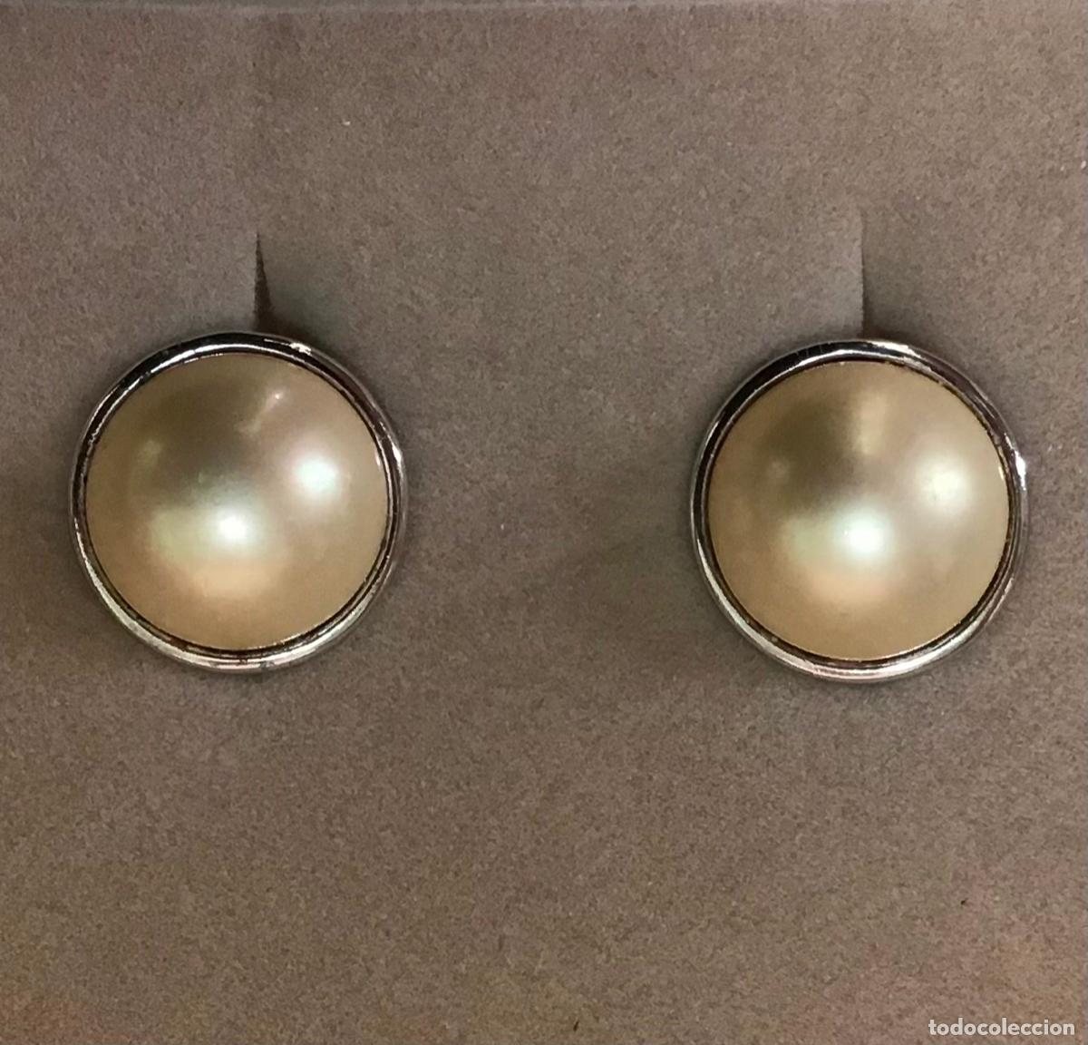 Joyeria: PENDIENTES DE PLATA Y PERLA - Foto 1