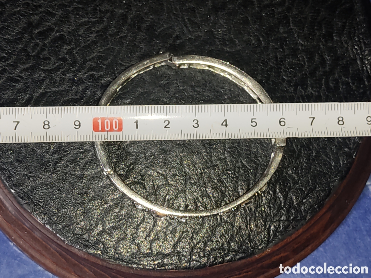 Joyeria: Pulsera plateada con circonitas. - Foto 5