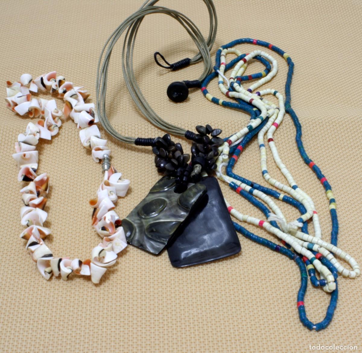 Joyeria: LOTE DE 3 TRES COLLARES VINTAGE - Foto 1