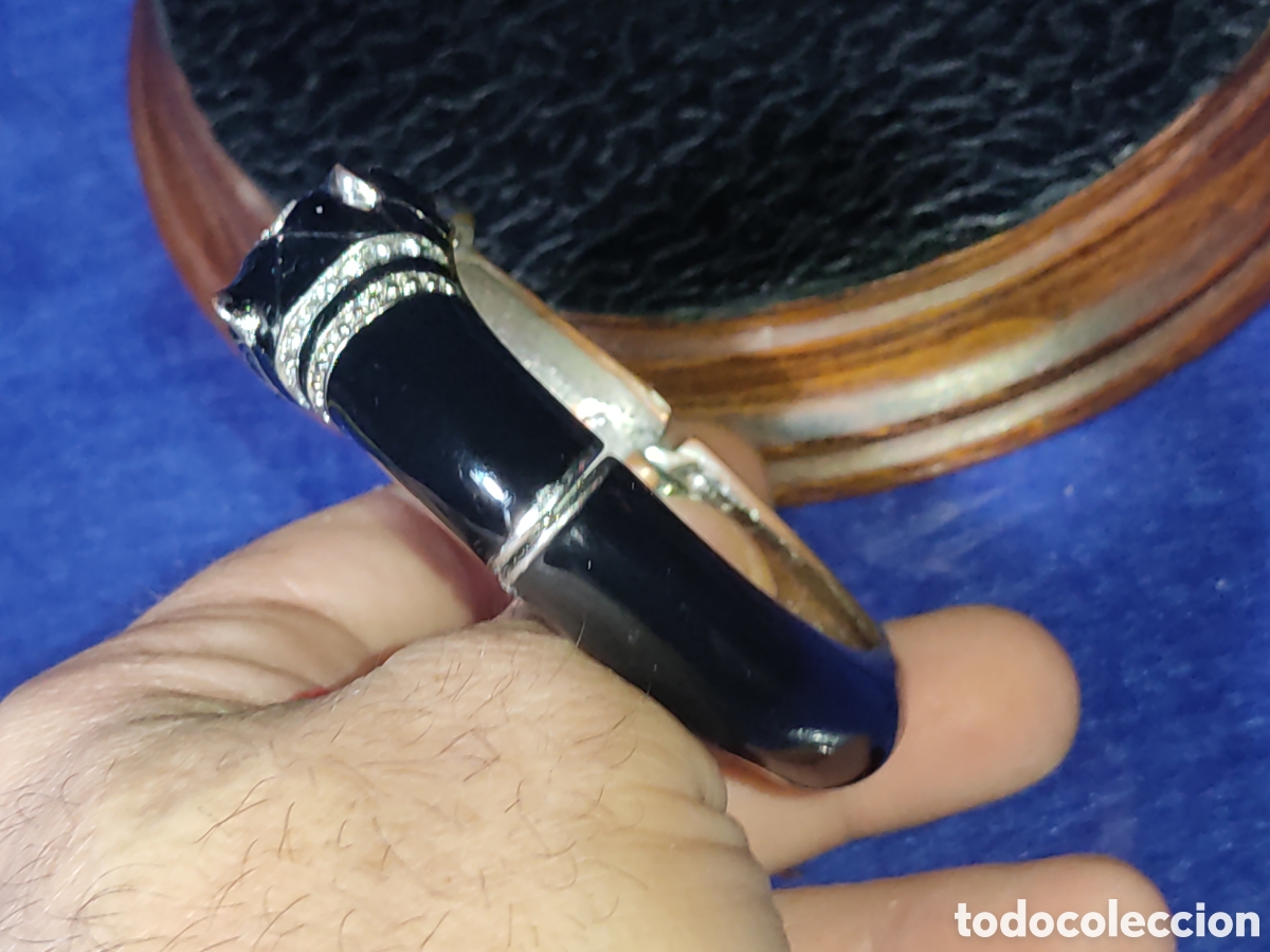 Joyeria: Pulsera pantera o drag&oacute;n esmaltado,cierre de iman. - Foto 3