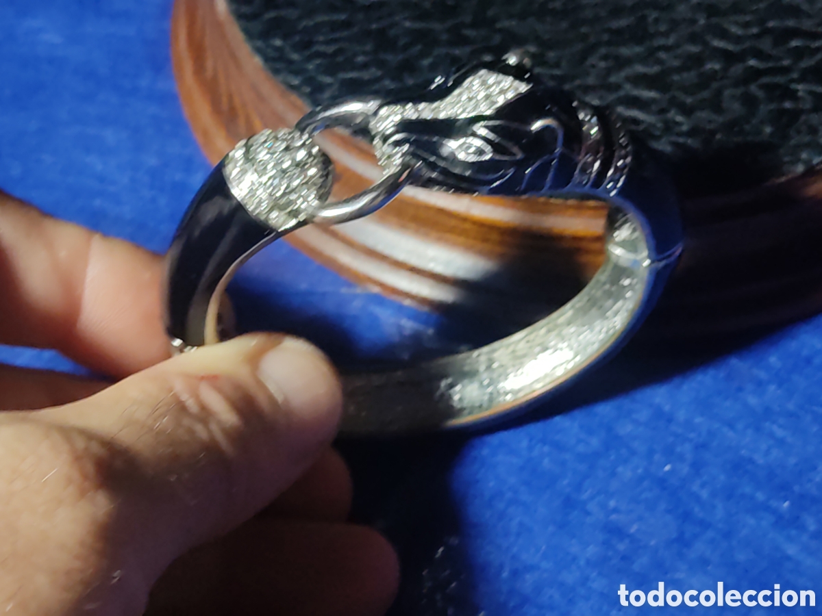 Joyeria: Pulsera pantera o drag&oacute;n esmaltado,cierre de iman. - Foto 4