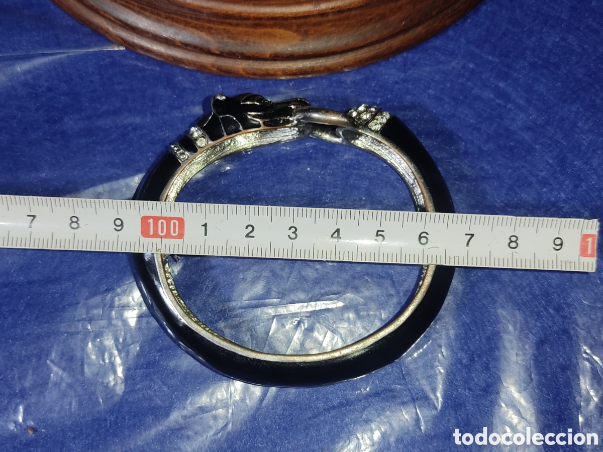 Joyeria: Pulsera pantera o drag&oacute;n esmaltado,cierre de iman. - Foto 8