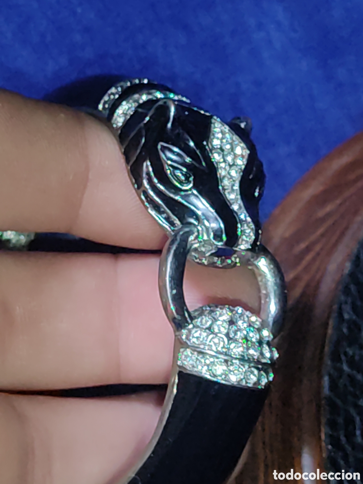 Joyeria: Pulsera pantera o drag&oacute;n esmaltado,cierre de iman. - Foto 1