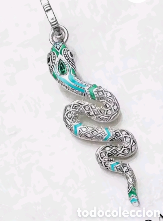 Joyeria: PRECIOSO COLGANTE EN FORMA DE SERPIENTE. REF S4 EOS COLGANTES - Foto 2