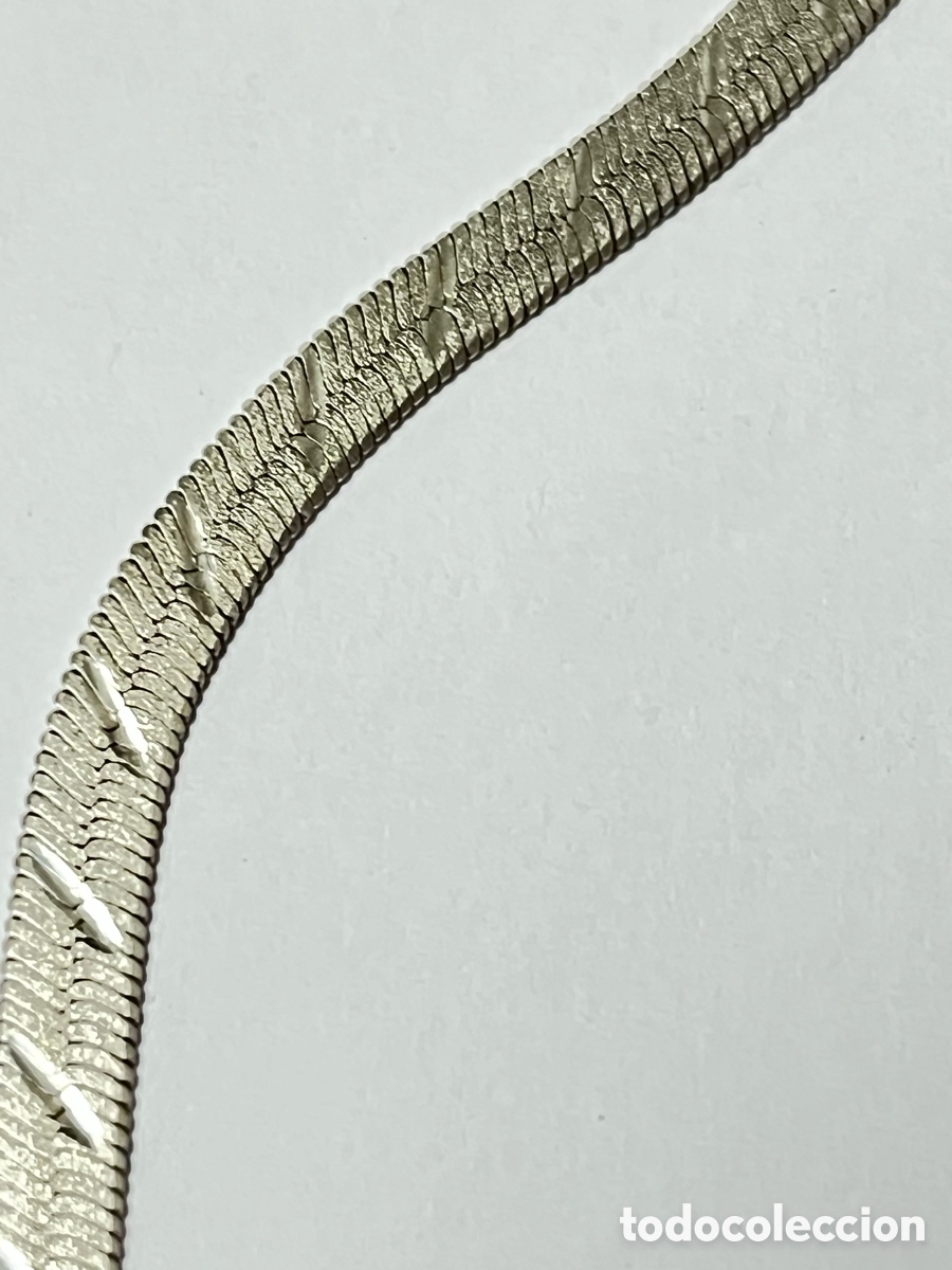 Joyeria: Cadena de plata eslabones serpiente -45cm /CA320-1 - Foto 4