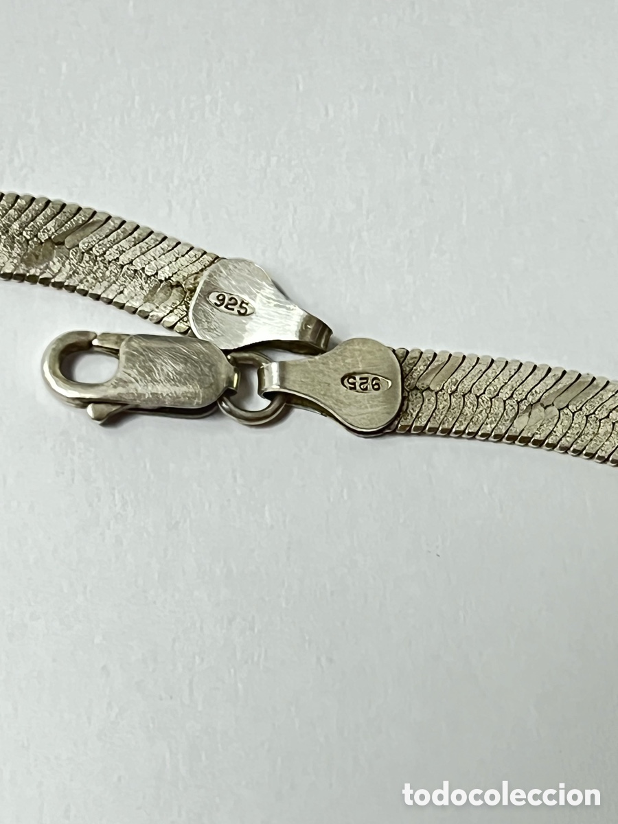 Joyeria: Cadena de plata eslabones serpiente -45cm /CA320-1 - Foto 5
