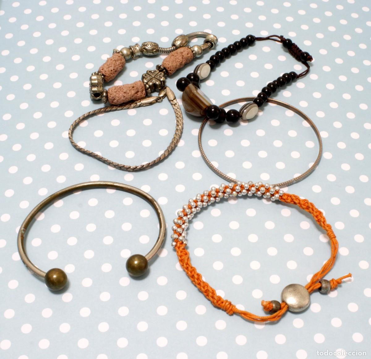 Joyeria: LOTE DE 6 SEIS PULSERAS VARIADAS, VINTAGE - Foto 1